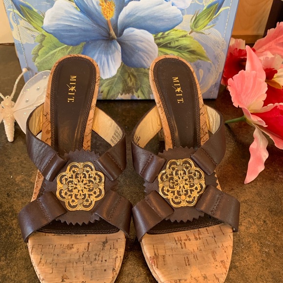 🌈 MixIt - Leather Slide Sandals - Picture 4 of 7